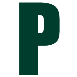 Letter sticker - Letter P Impact - Plakletter