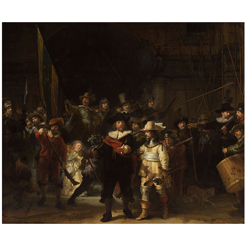 Wanddecoratie De Nachtwacht | Rembrandt van Rijn