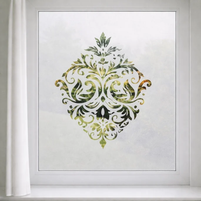 Glasfolie met ornament
