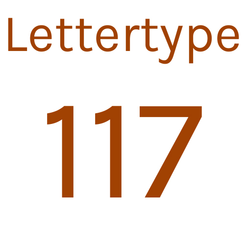 Lettertype 117