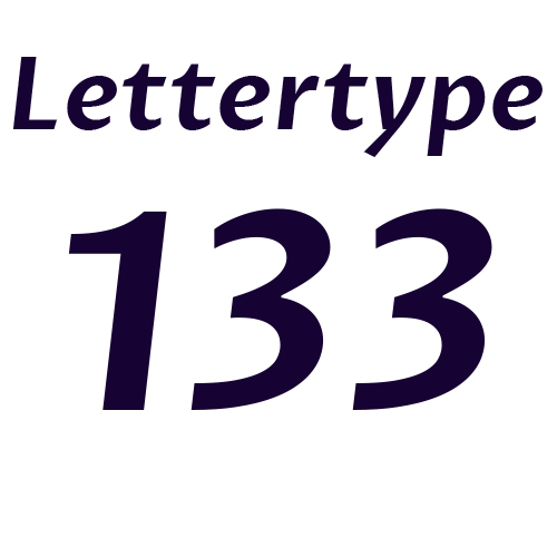 Lettertype 133
