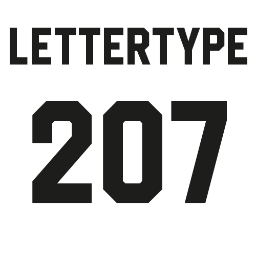 Lettertype 207