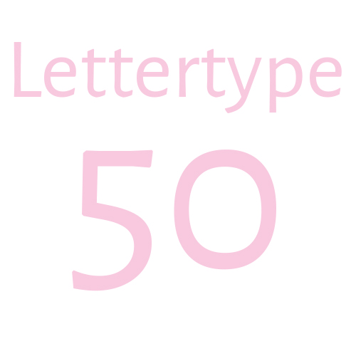 Lettertype 50