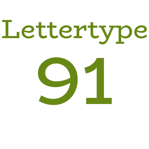 Lettertype 91