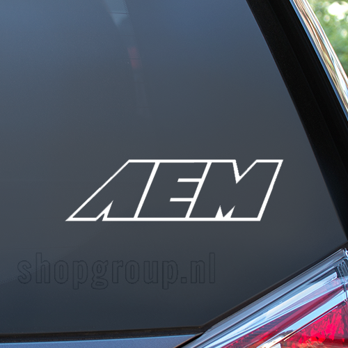 AEM logo sticker