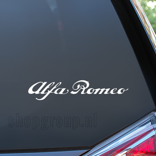 Alfa Romeo logo sticker