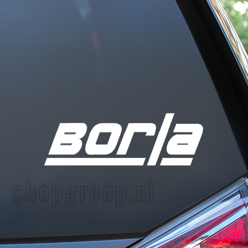 Borla logo sticker
