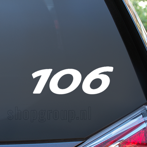 Peugeot 106 logo sticker