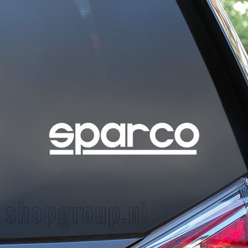 Sparco logo sticker