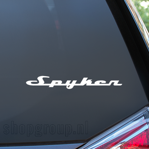 Spyker logo sticker