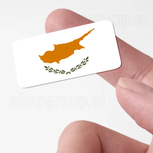 Vlag Cyprus sticker