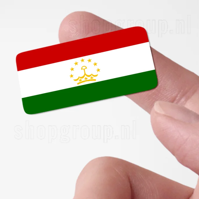 Vlag Tadzjikistan sticker